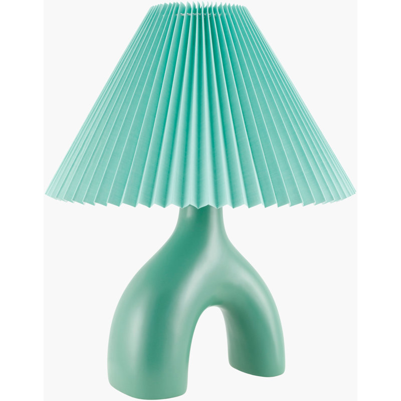 Celes Table Lamp, Green, Green