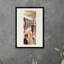 Hallway Conversation Framed Print
