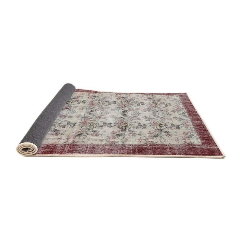 Tapis oriental marron / noir, Rond 8 pi