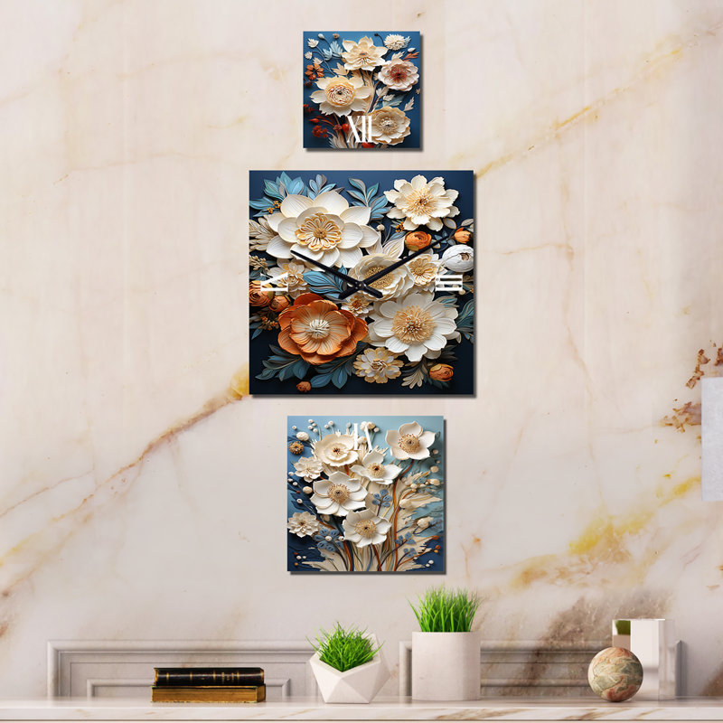 Rishil Metal Wall Clock