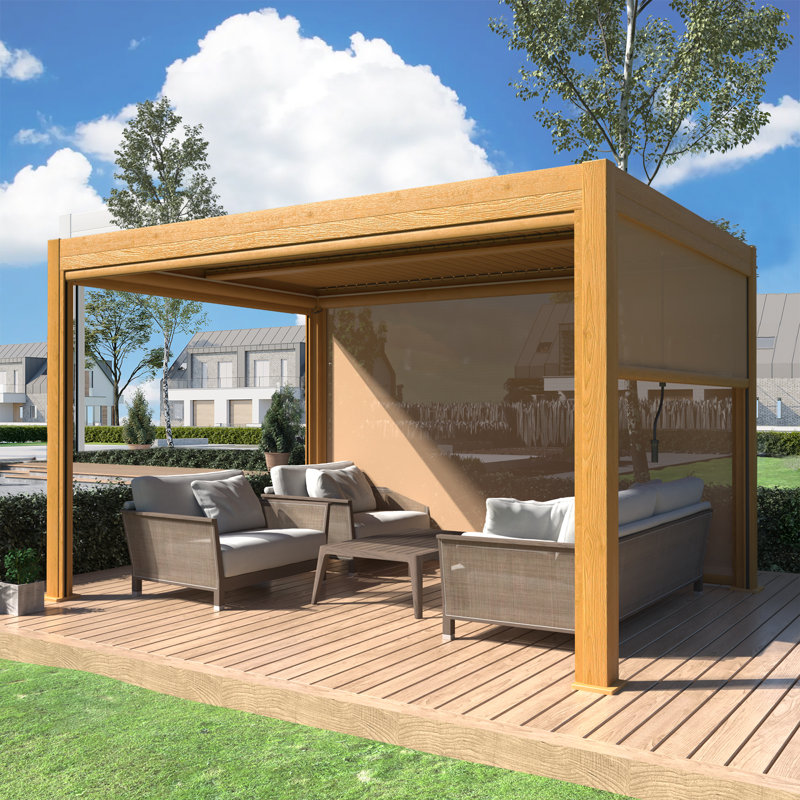  10 Ft. X 13 Ft. Outdoor Louvred Pergola