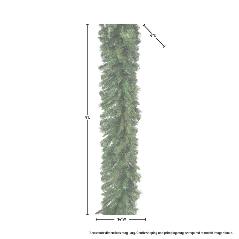New Zealand 108'' in. Faux Pine Garland