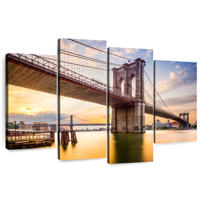 Scenic Brooklyn Bridge