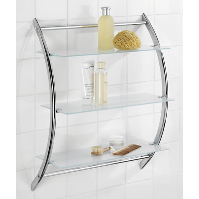 Vermont Metal Wall Bathroom Shelves