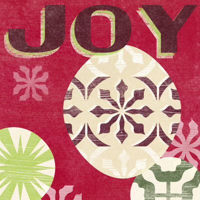 Let's Get Jolly IV by June Erica Vess - Wrapped Canvas Print