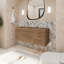 Base de meuble-lavabo double mural 48 po, lavabo non inclus