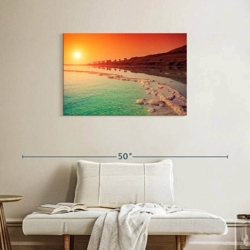 Gillard Dead Sea Sunrise, 24" H x 36" W