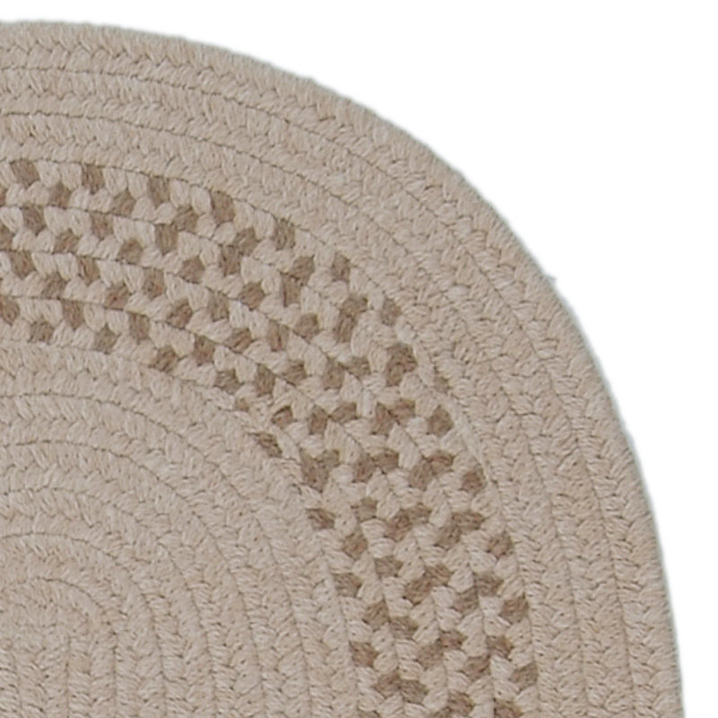 Tapis beige Dome, Ovale 5 pi x 8 pi