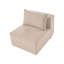 Chandy 1 Seater Boucle Seating Component-778977023