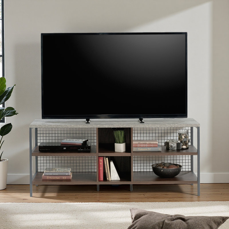 Industrial Credenza For Tvs Up To 60"