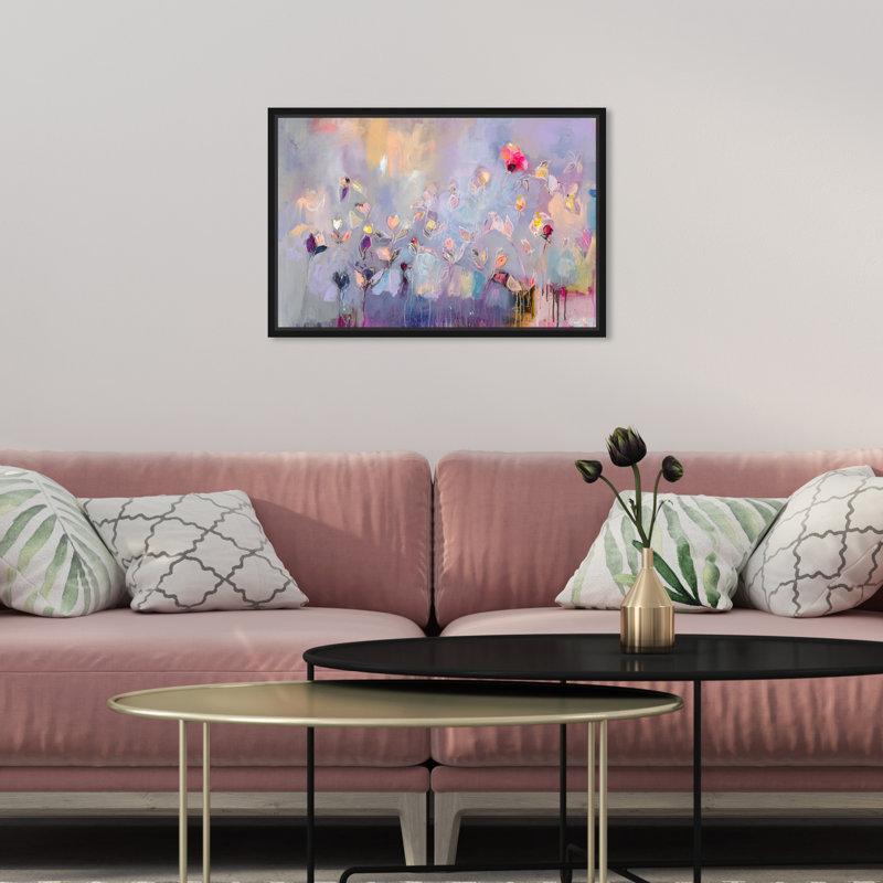 Infiniment divin par Michaela Nessim - impression sur toile tendue, H 10 po x l 15 po, Cadre noir