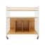 Table d'appoint d'appoint avec base en bambou-98284318