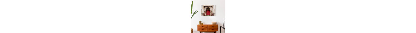 " Red Door Tuscan Scene 1 "