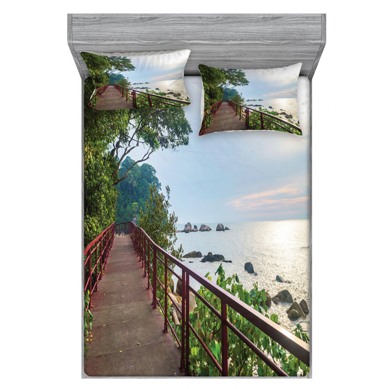 Microfiber Sheet Set, Full Sheet Set with Fitted Sheet