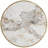 Sintered Stone Table Top With Gold Rim 47"/53"/59"-126489401-127123456