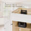 Armoire de base à porte simple en bois massif blanc Shaker, pour tablette de rangement de cuisine, de buanderie et de salle de bain, tiroir à fermeture en douceur. Prêt à assembler-120317700