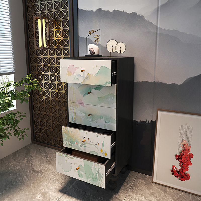 Multi-functional household decorative cabinet