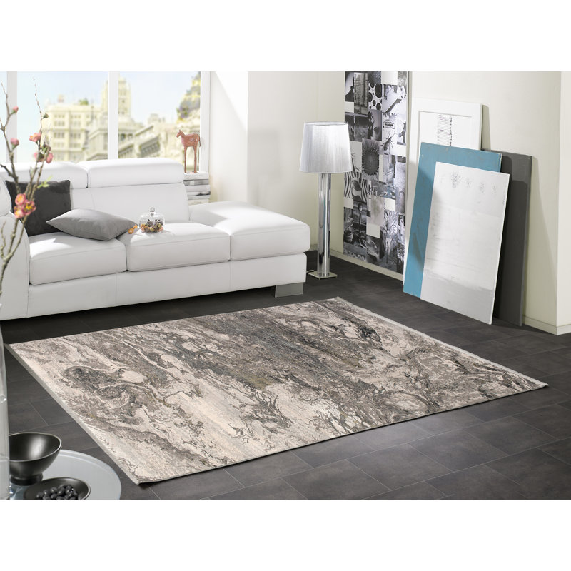 Lowry Abstract Hand Woven Area Rug, Rectangle 200 x 290cm
