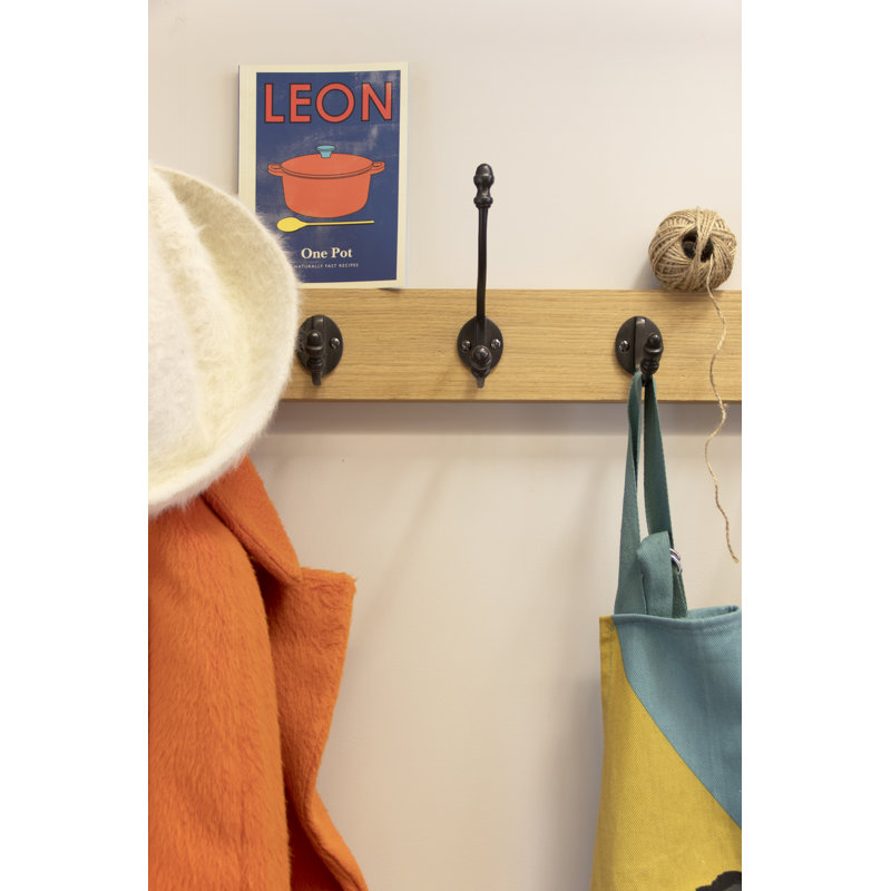 Hat Coat Hook Metal Wall Hook, Aged Bronze