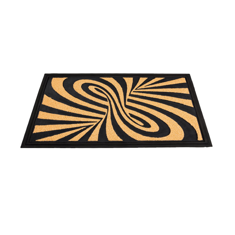 Paillasson Pellot antidérapant pour entrée, 18 po x 30 po, imperméable, mat, Beige