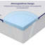 5cm Gel Memory Foam Mattress Topper-2104114495