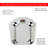 Home Basics Digital Glass Bathroom Scale