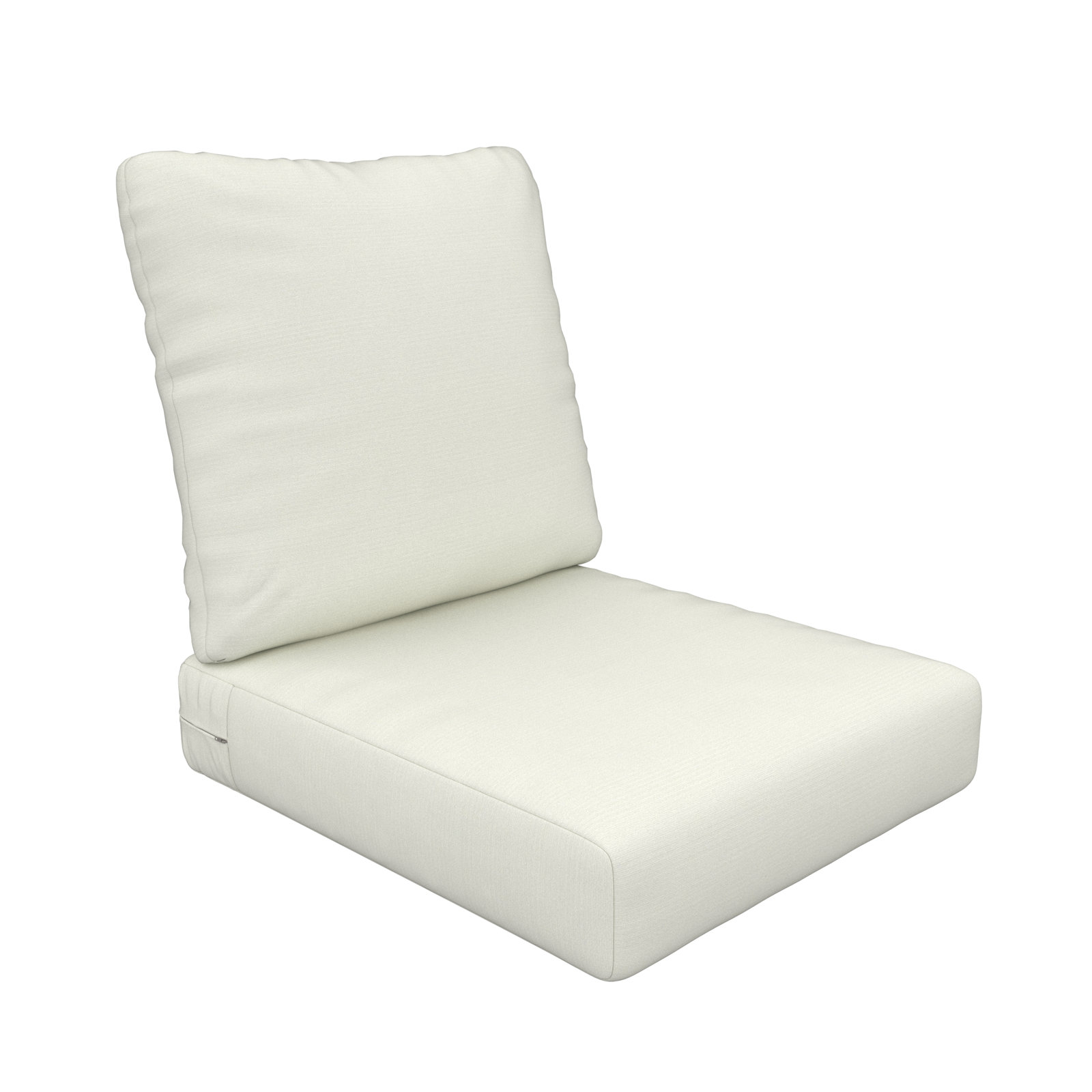 Amala 22" Sunbrella® Seat and Back Cushion, Canvas Natural Sunbrella® Canvas
