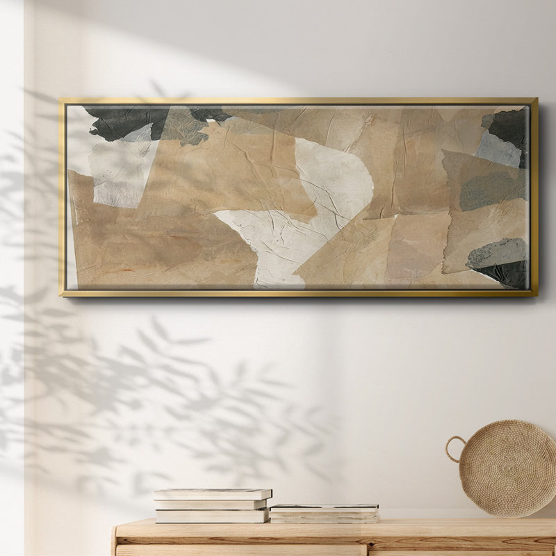 Paper Blur IV - Framed Canvas