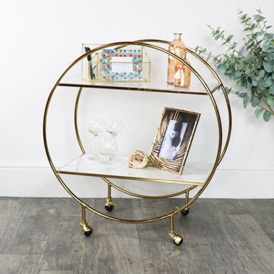 Jace Aluminium Bar Cart