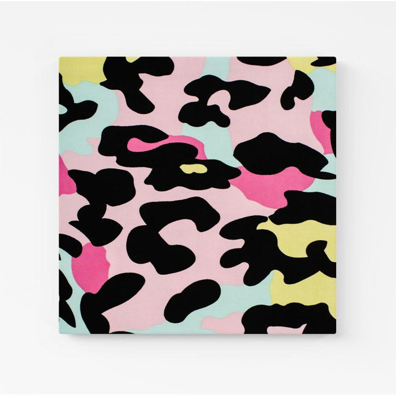 Colourful Leopard - Wrapped Canvas Print