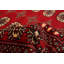Tapis unique en laine noué à la main style Bokhara des années 2010 de 9 pi 1 po x 12 pi 6 po rouge / doré Hovnan