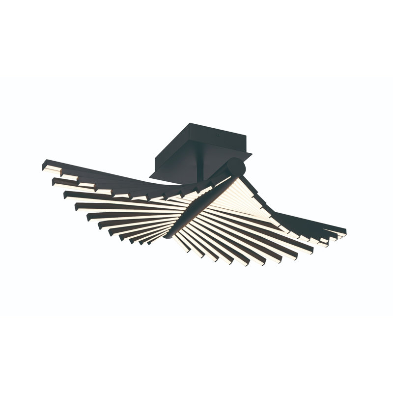Seraph LED Flush Mount, Black