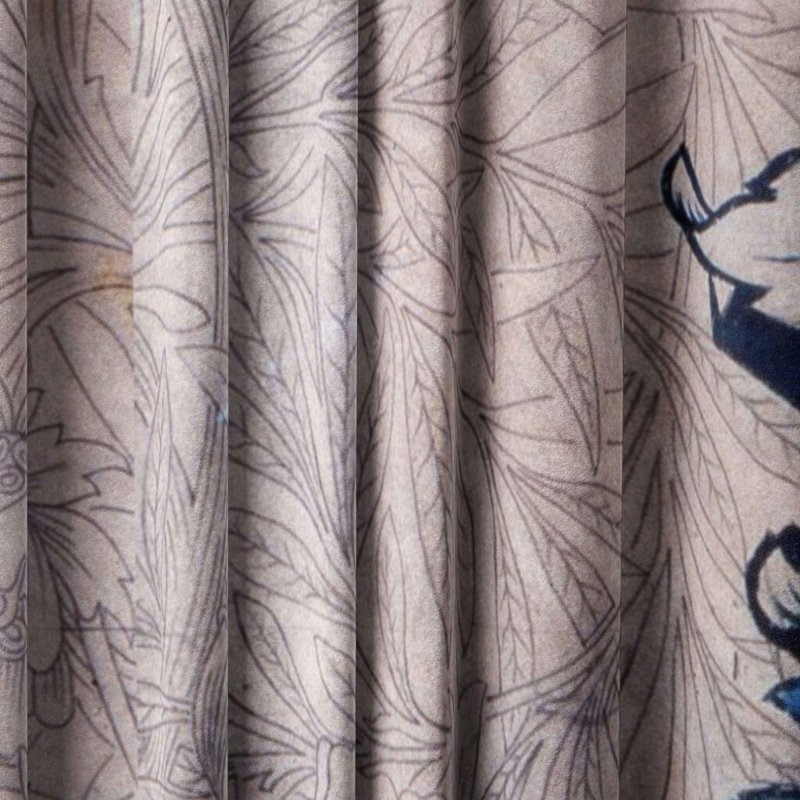 Devontay Velvet Blackout Curtain Panel Pair, 148cm x 250cm