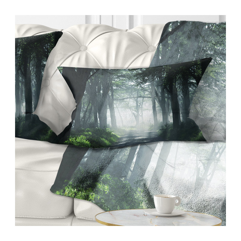 Coussin Dense Rain Forest At Sunrise