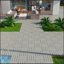 Carreaux de terrasse durables et emboîtables pour l'extérieur et l'intérieur, résistants aux intempéries et élégants.-111837010