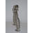 Anacostia Rider on His Bicycle Chrome Statue - Size: 22"L x 4"W x 17"H.