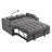 Sofa Bed With Trundle Dark Grey-612110563