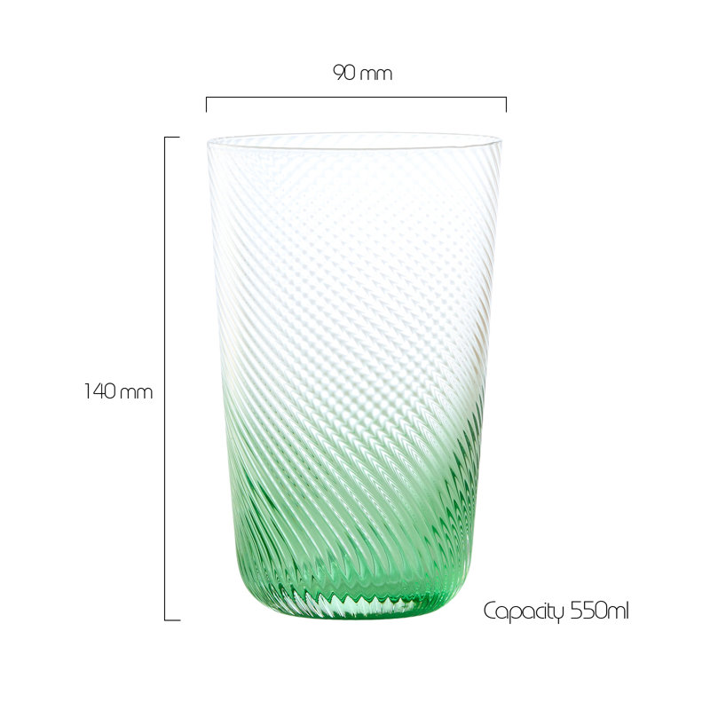 Swirl Hiball Tumblers