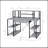 All Purpose Gray Finish Writing Desk