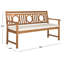 Solid Wood Acacia Outdoor Bench-747743733