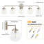Luminaire de salle de bain à intensité variable avec abat-jour en verre soufflé à la main Karlei-367042663-362368881-362423860