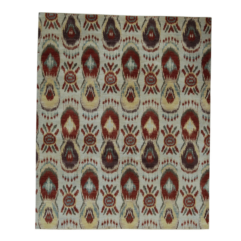 Wool Ikat Area Rug
