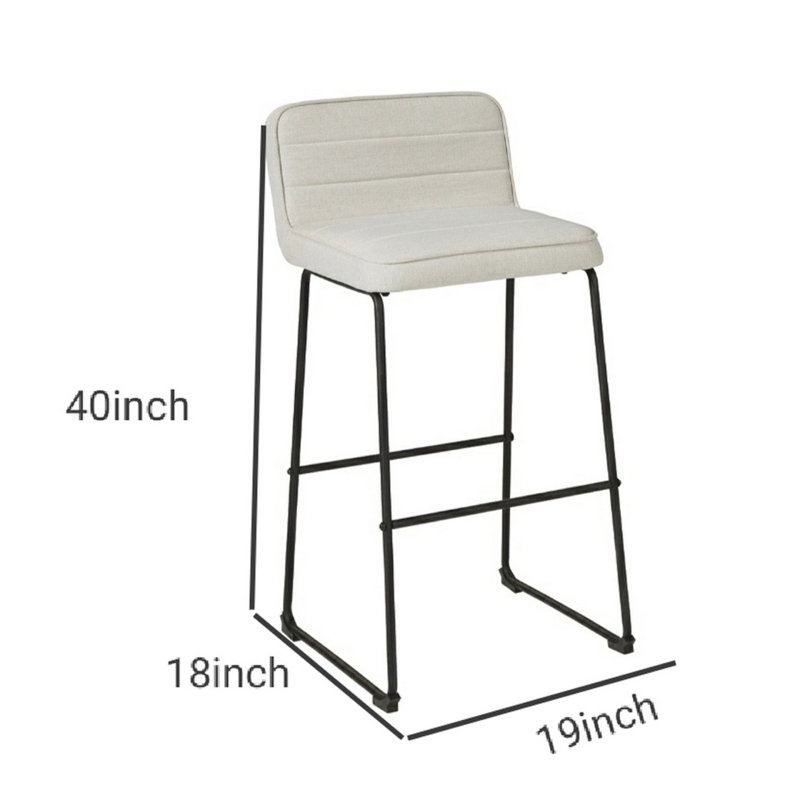 Ensemble de 2 tabourets de bar Channel