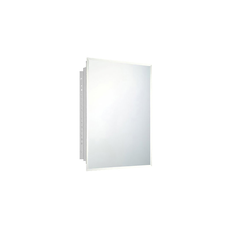 Scottville Residential Medicine Cabinet, 36" H x 16" W x 4" D, Surface Mounted, Beveled Edge Mirror