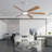 60" 6 Blade Ceiling Fan With Remote Control And Led Light-981423396-981423419
