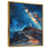 Toile avec cadre flottant or