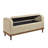 Mid-Century Modern Lift Top Upholstered Tufted Storage Bench With Foam Cushioned Seat And Interior Storage-128632605
