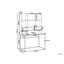 TAVRA MDF Steel Writing Desk