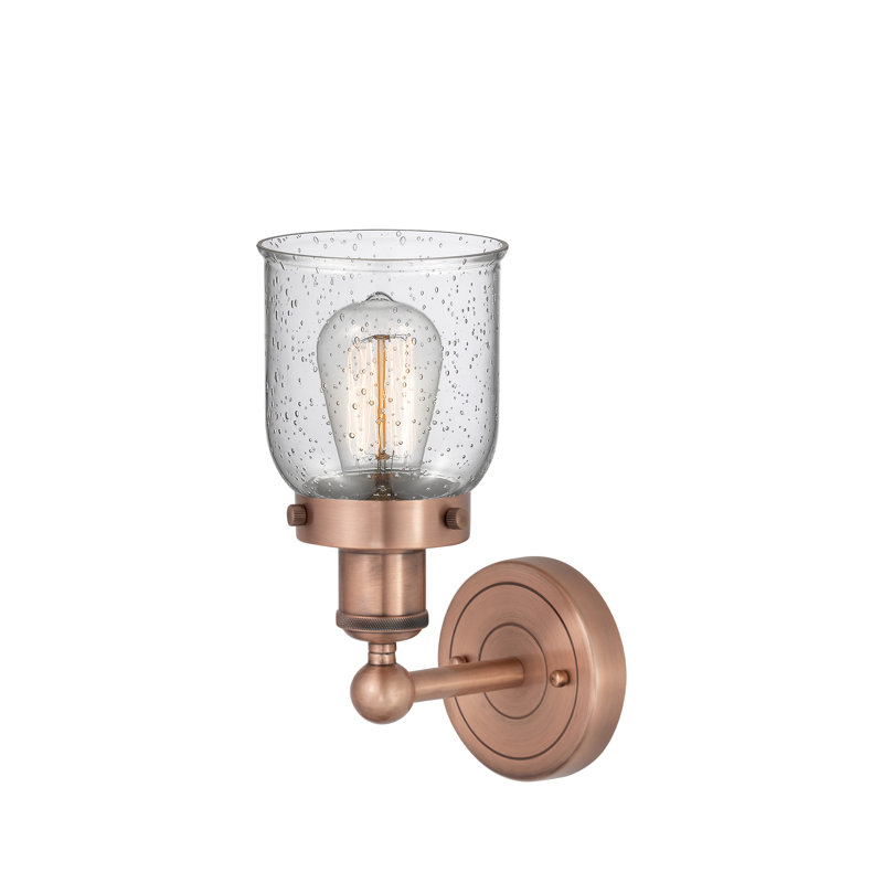 Cazadero Armed Sconce, Seedy, Antique Copper