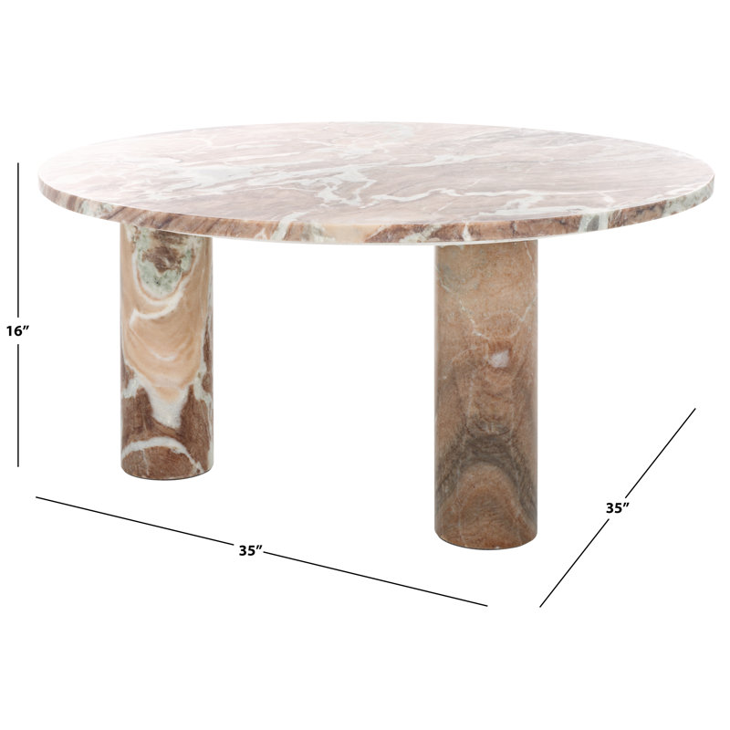 Ensemble de tables basses 2 pièces Juma, Blanc